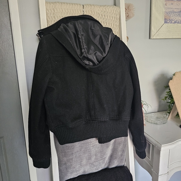 New York & Company Black Bomber Jacket - Picture 4 of 5